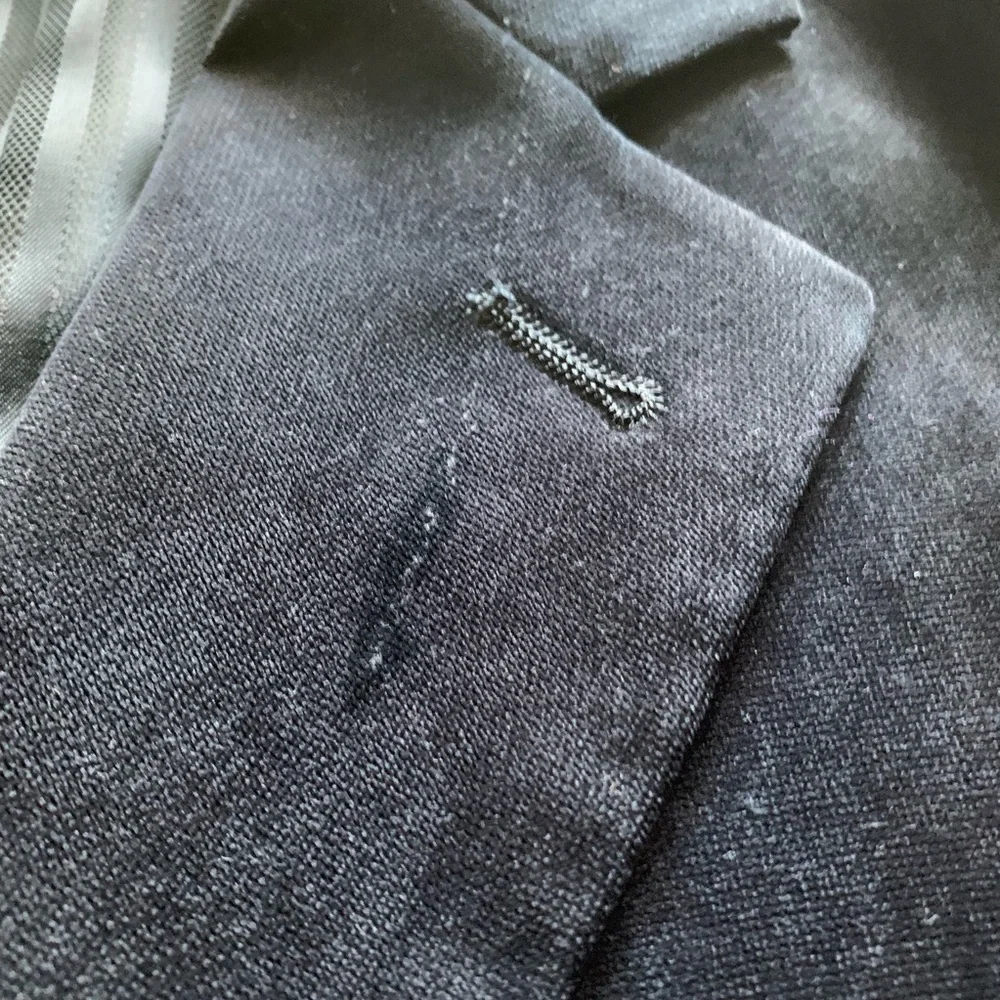 KDJ Black Blazer with Eagle Embroidery